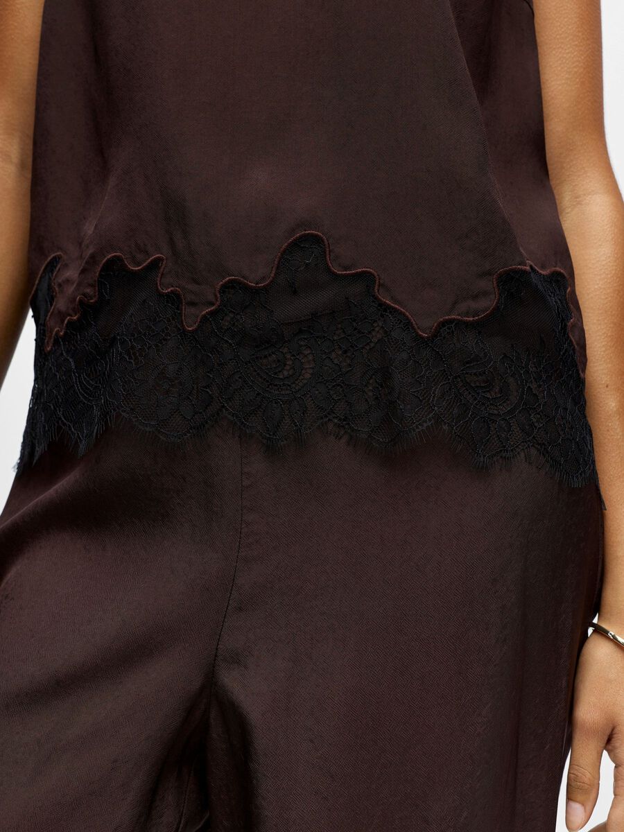 ObjDalme SL Lace Top Seal Brown