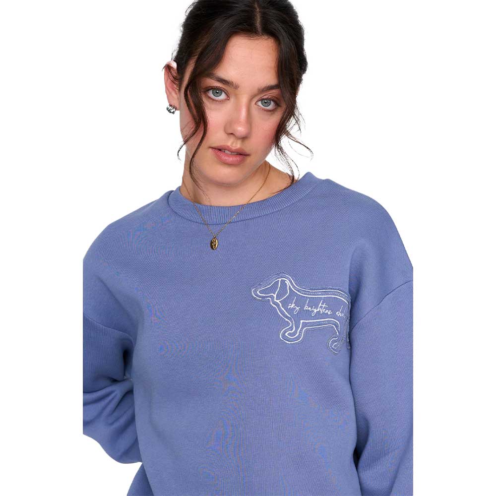 Pawsitive Vibes Sweatshirt Blue