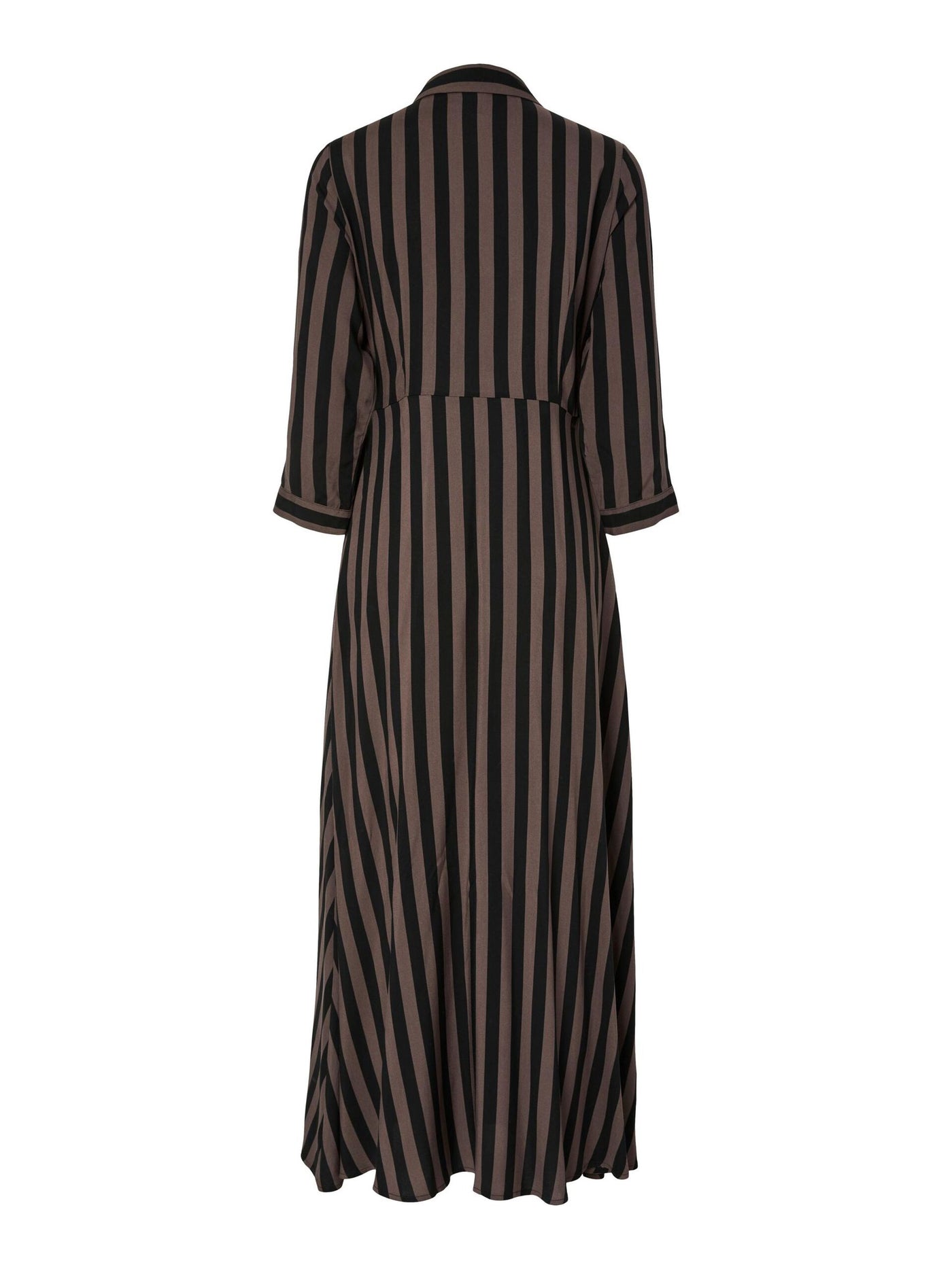 YasSavanna Shirt Dress Chocolate Stripes