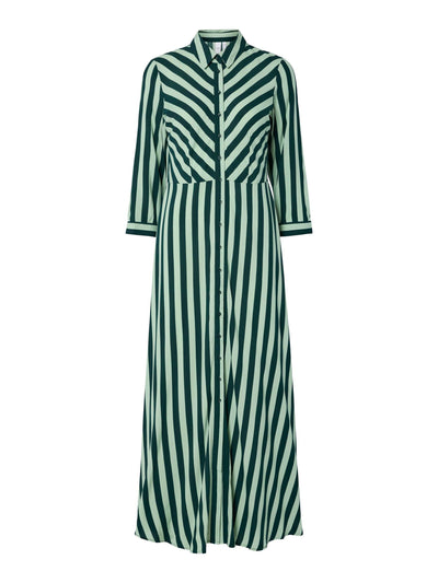 YasSavanna Shirt Dress Ponderosa Pine Stripes