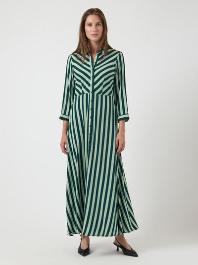 YasSavanna Shirt Dress Ponderosa Pine Stripes