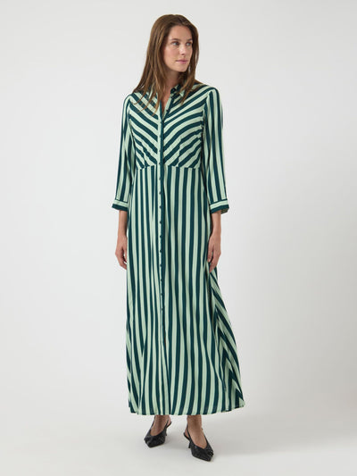 YasSavanna Shirt Dress Ponderosa Pine Stripes