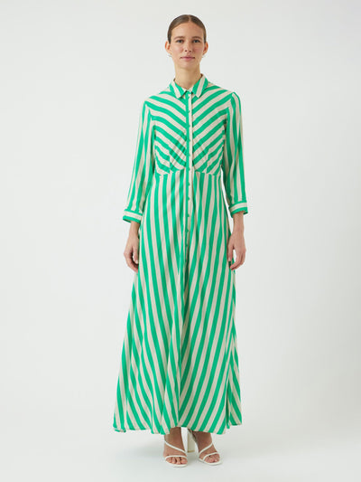 YasSavanna Shirt Dress Bright Green