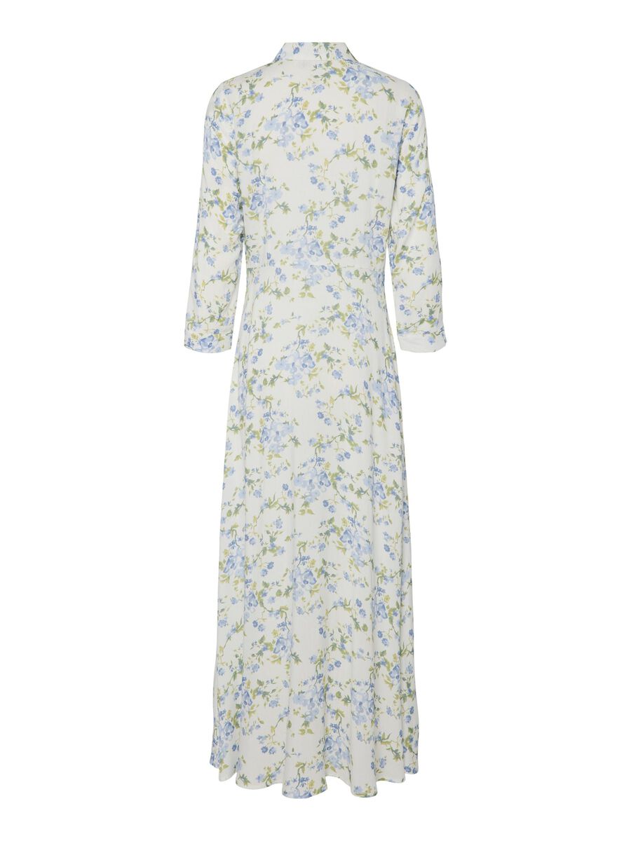 YasSavanna Shirt Dress Star White Flowers