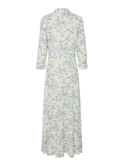 YasSavanna Shirt Dress Star White Flowers
