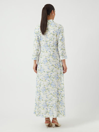 YasSavanna Shirt Dress Star White Flowers