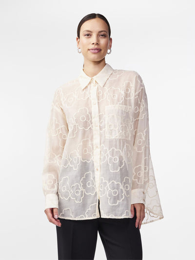 YasFlorina Oversized Shirt Birch