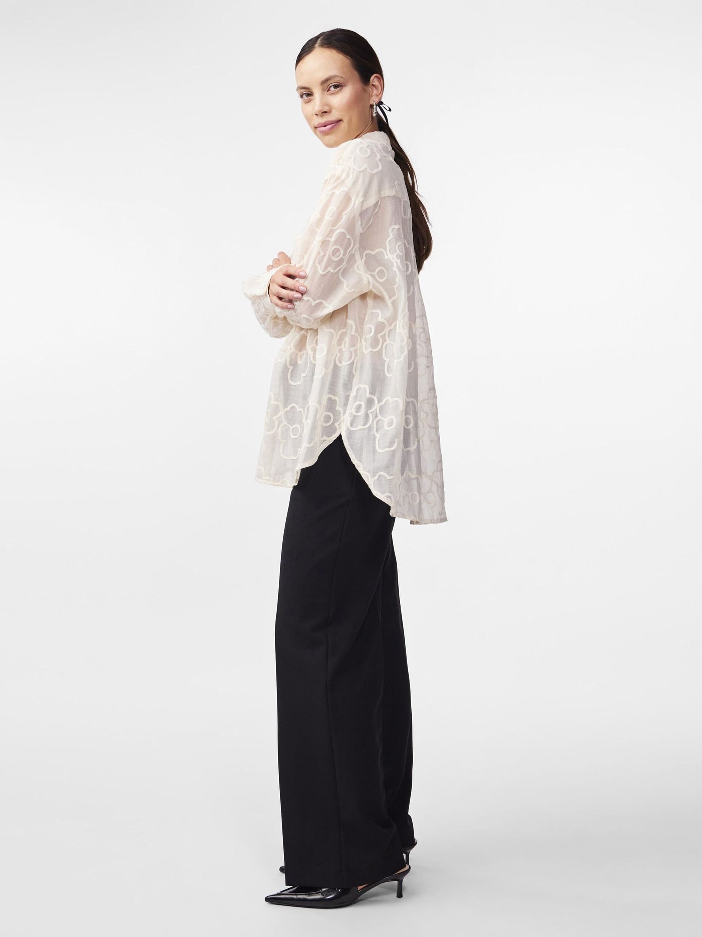 YasFlorina Oversized Shirt Birch