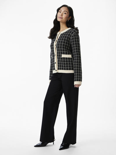 YasLivia Cardigan Black/Birch
