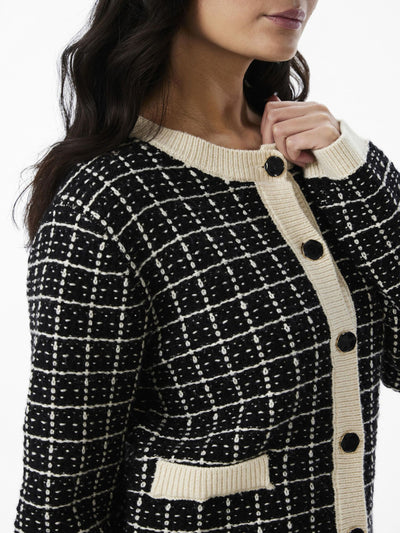 YasLivia Cardigan Black/Birch