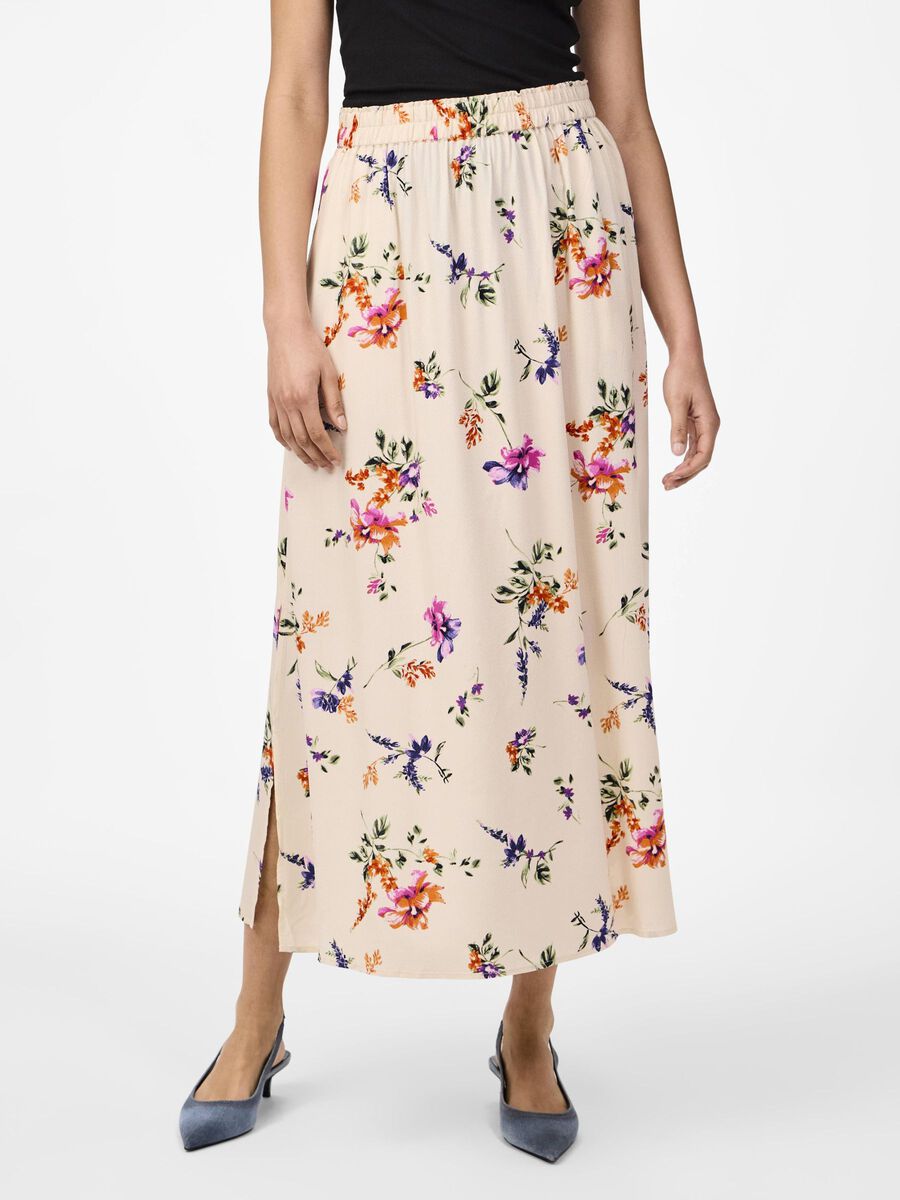 YasAsina Ankle Skirt Botanica Print