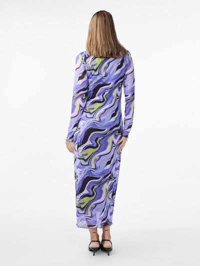 YasMascha Mesh Dress Purple