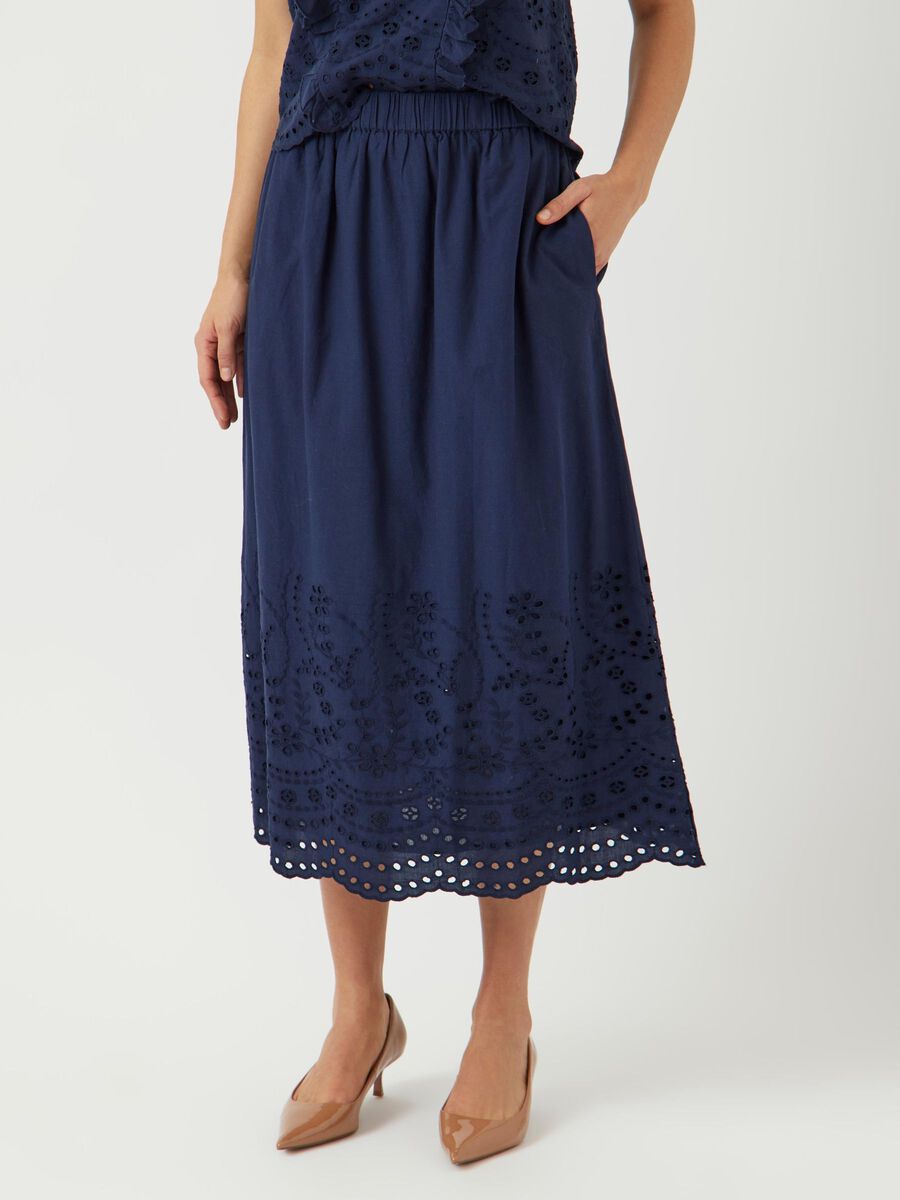 YasLuma Long Skirt Navy