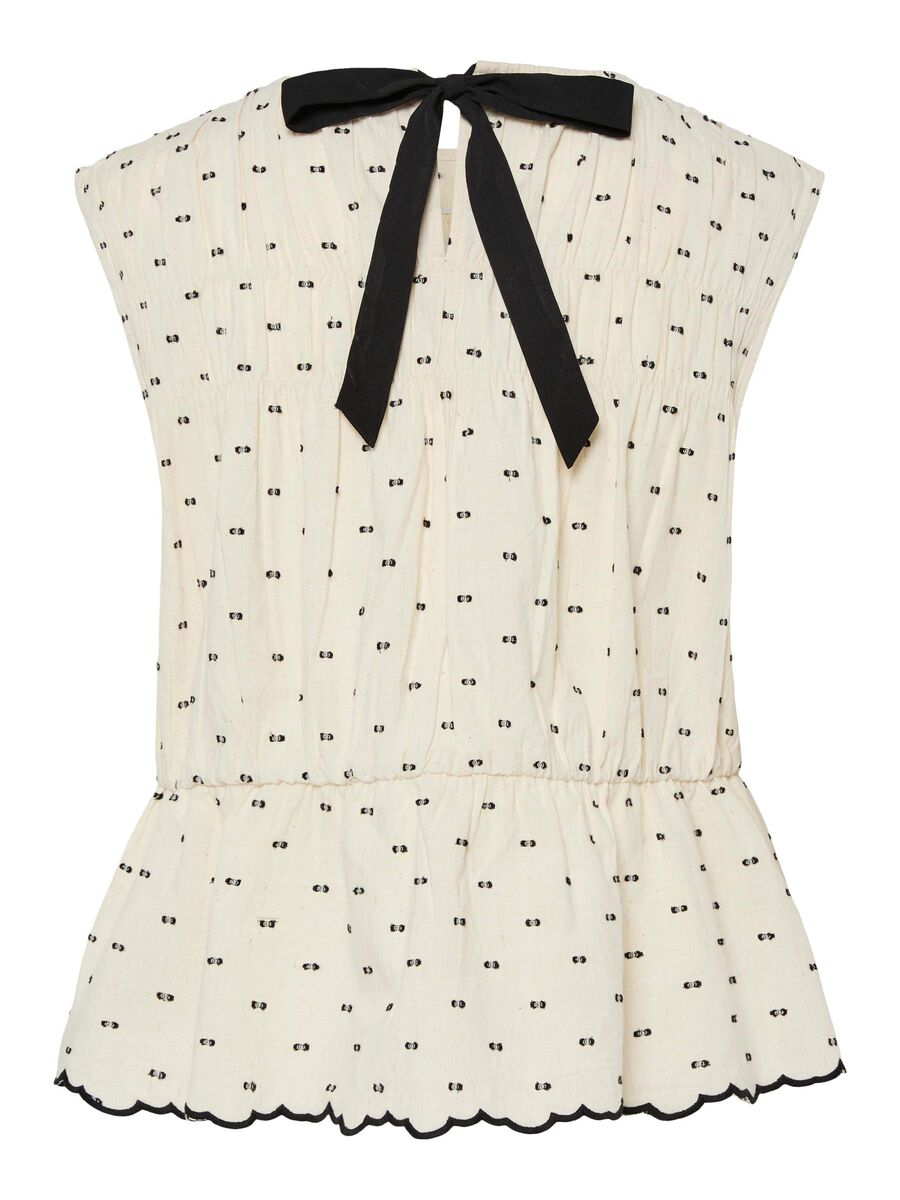 YasDobby Top Black Dots