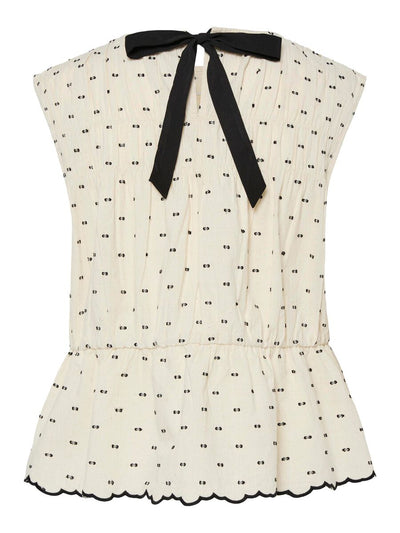 YasDobby Top Black Dots