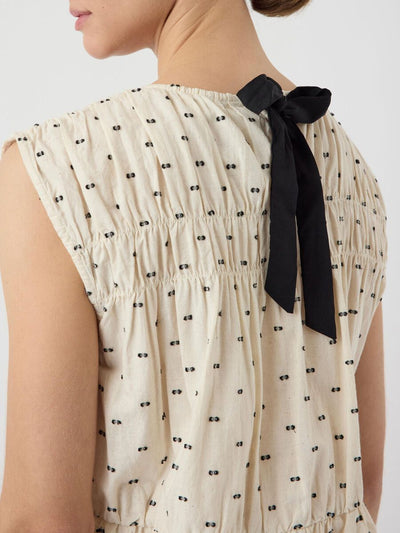 YasDobby Top Black Dots