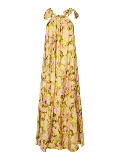 YasMarinna Ankle Dress French Vanilla