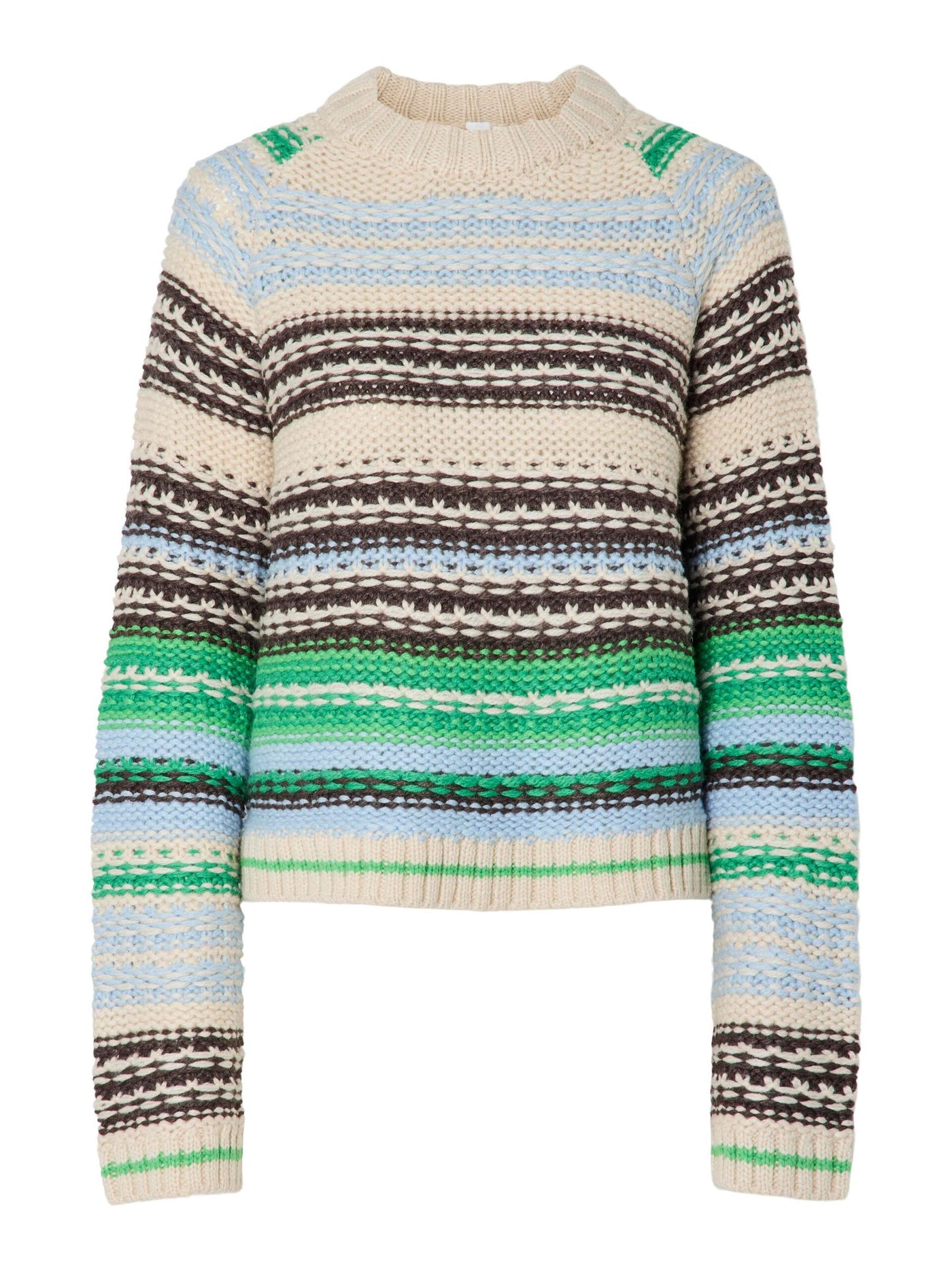 YasBibi Ls Knit Clear Sky/ Multi