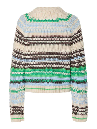 YasBibi Ls Knit Clear Sky/ Multi