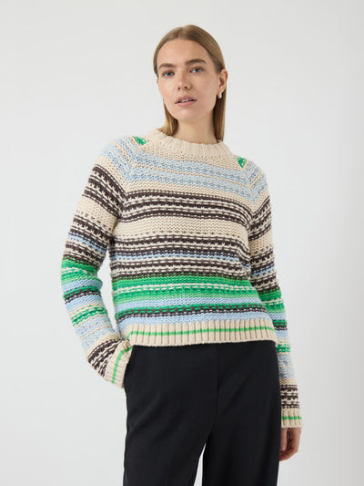 YasBibi Ls Knit Clear Sky/ Multi