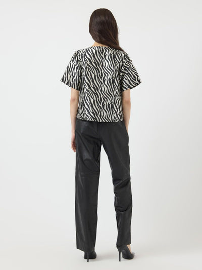YasZema Top Zema Print