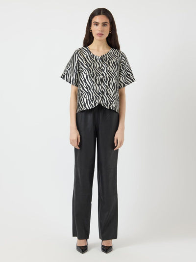 YasZema Top Zema Print