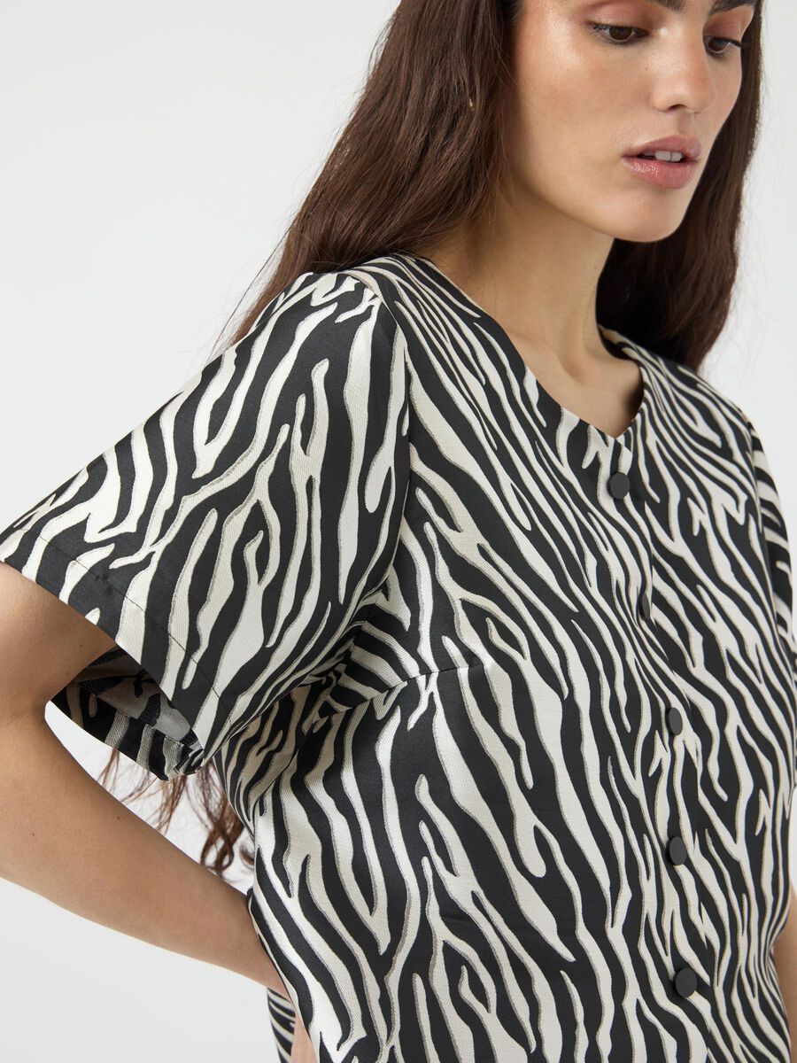 YasZema Top Zema Print