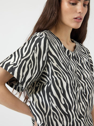 YasZema Top Zema Print