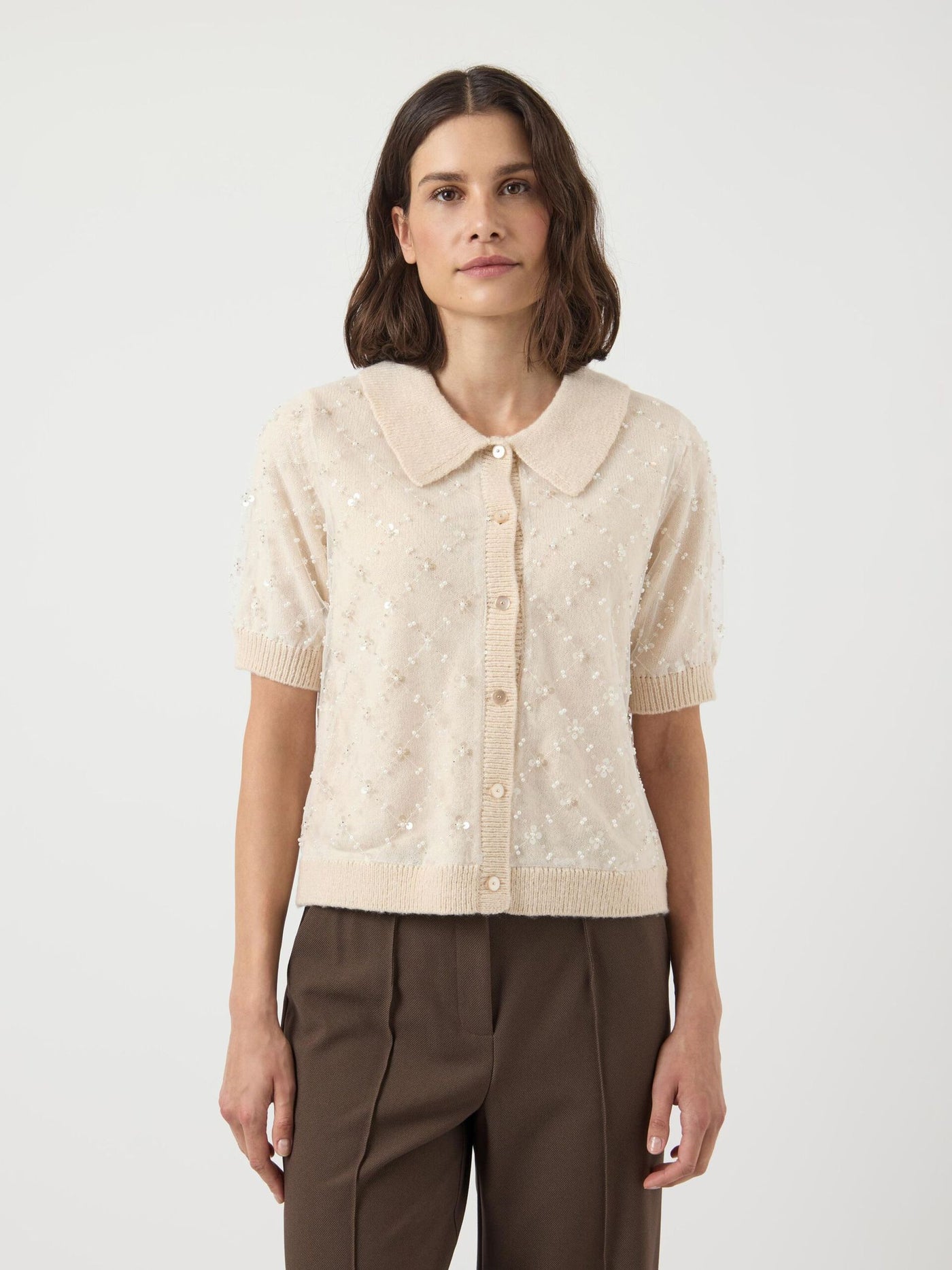 YasMerilla Cardigan Birch