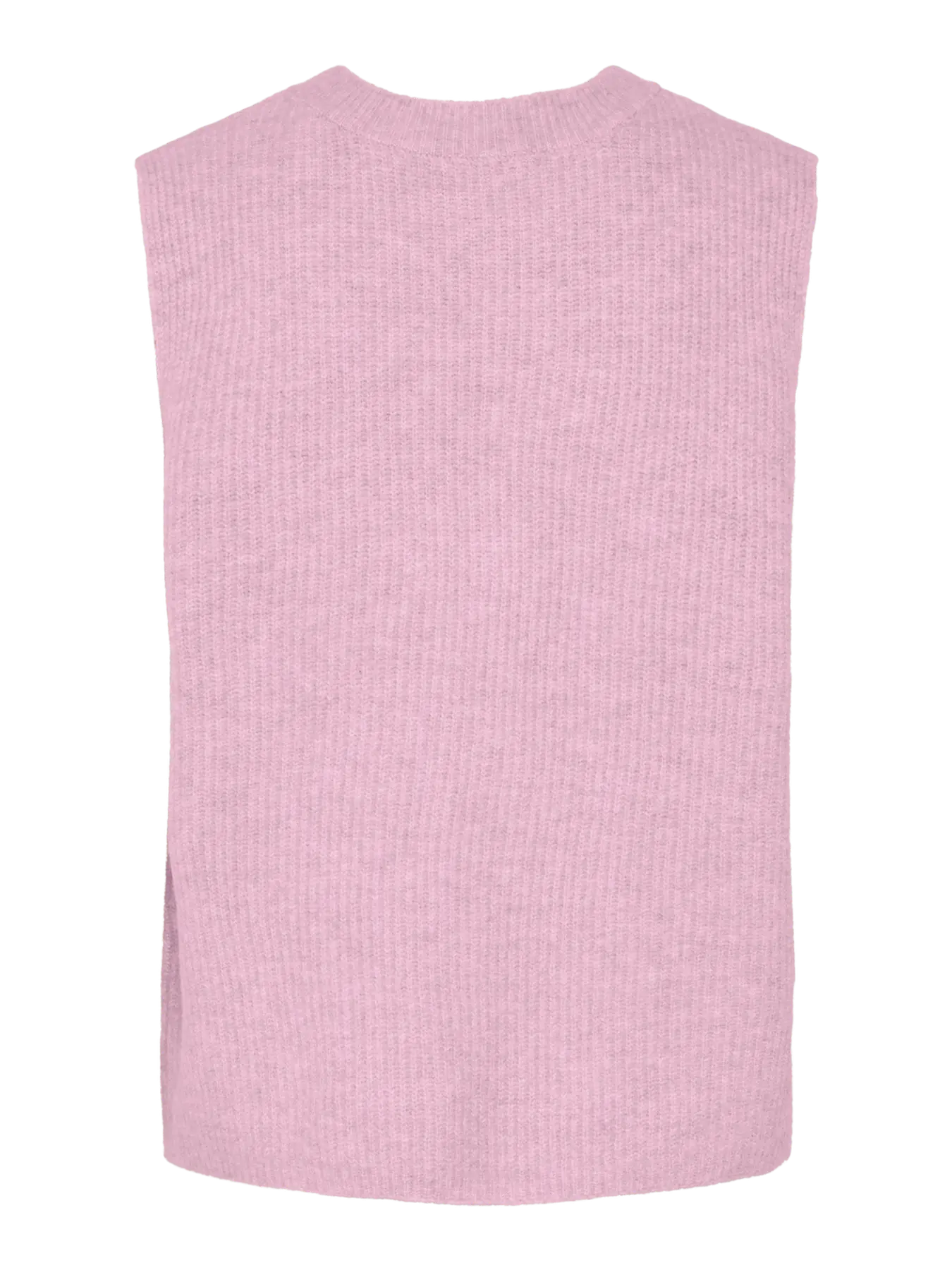 PcSilly Tie Knit Vest Rose