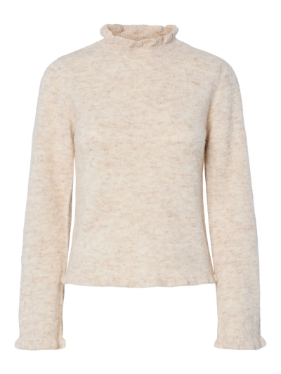 PcJasmijn High Neck Knit Birch
