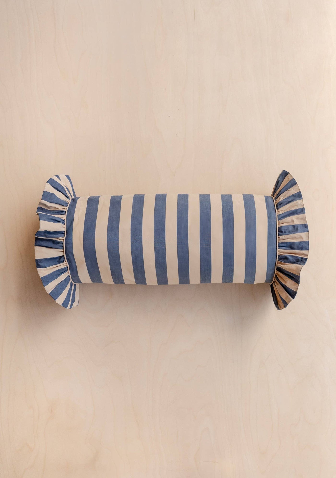Cotton Cushion Roll in Navy Stripe