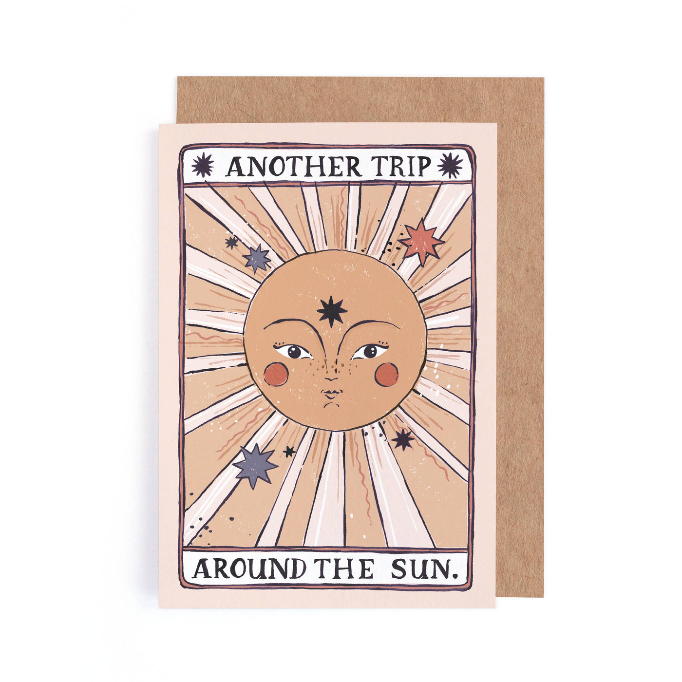 Tarot Sun Birthday Card | Tarot Card | Sun Greeting Cards