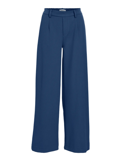ObjLisa Wide Trousers Dark Denim