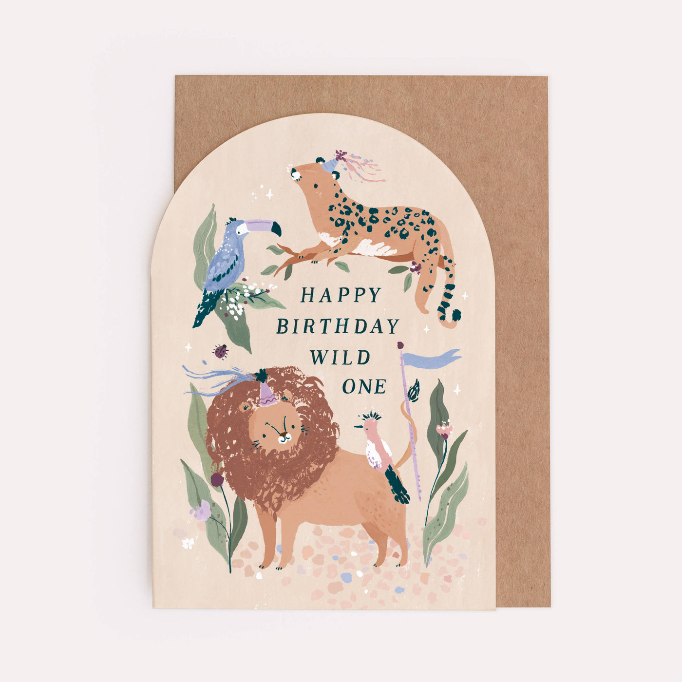 Wild One Birthday Cards | Animals Card | Kids Birthday Cards