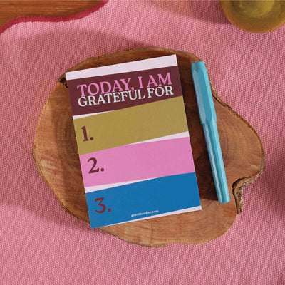 Daily Gratitude Pad | Work Hard, Play Nice | A6
