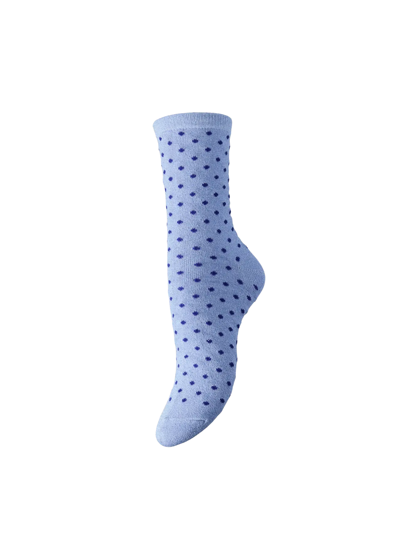 PcSebby Glitter Socks Baby Lavender Dots