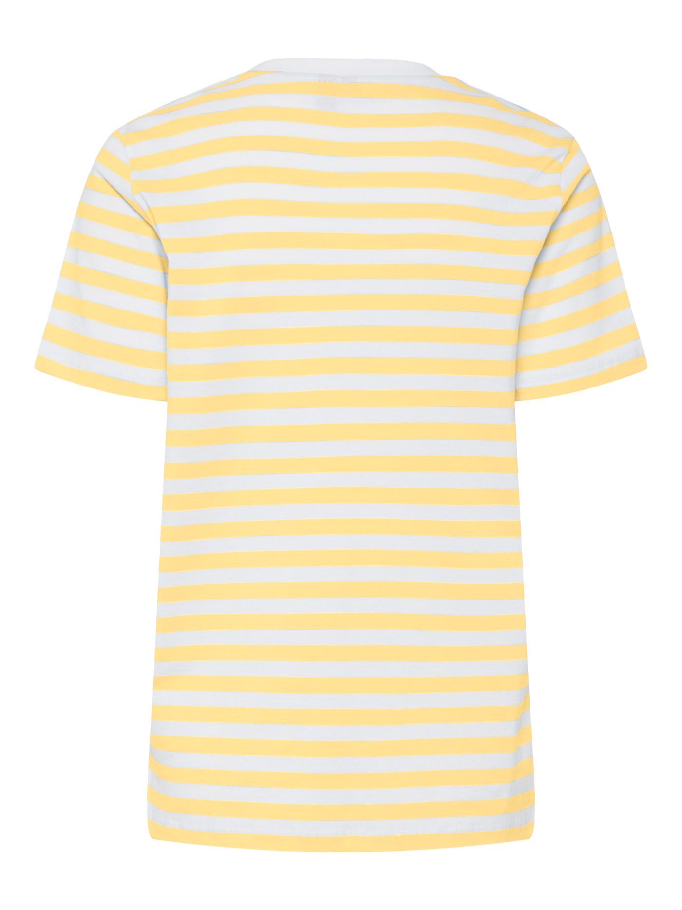 PcRia SS Bold Stripe Tee Pale Banana