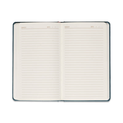 Celestial Bookcloth Journal - Teal Moon