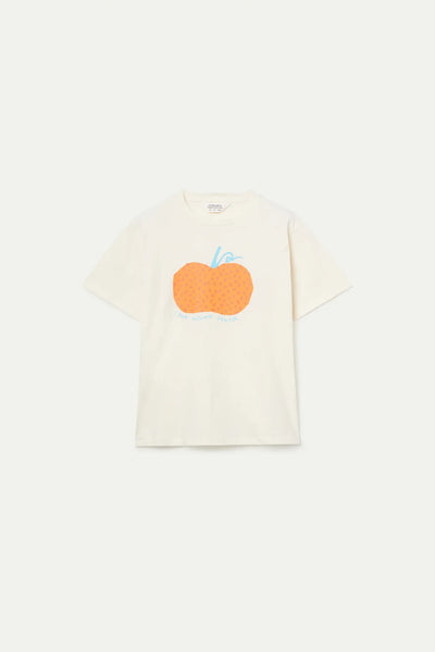 White Pumpkin Print T-shirt