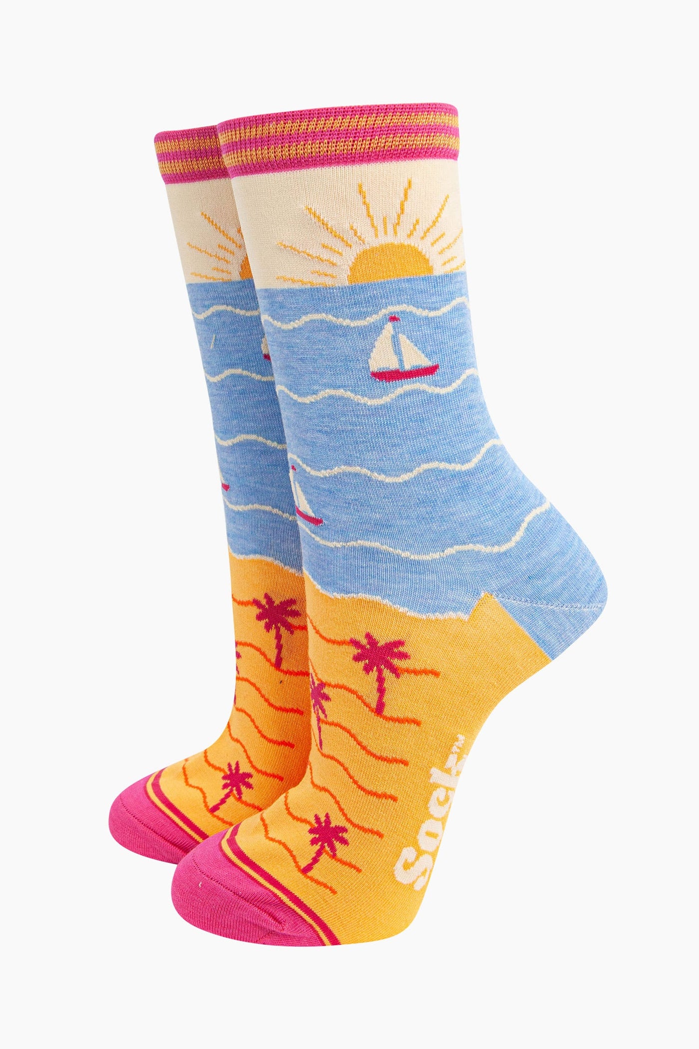 Beach Sunset Socks