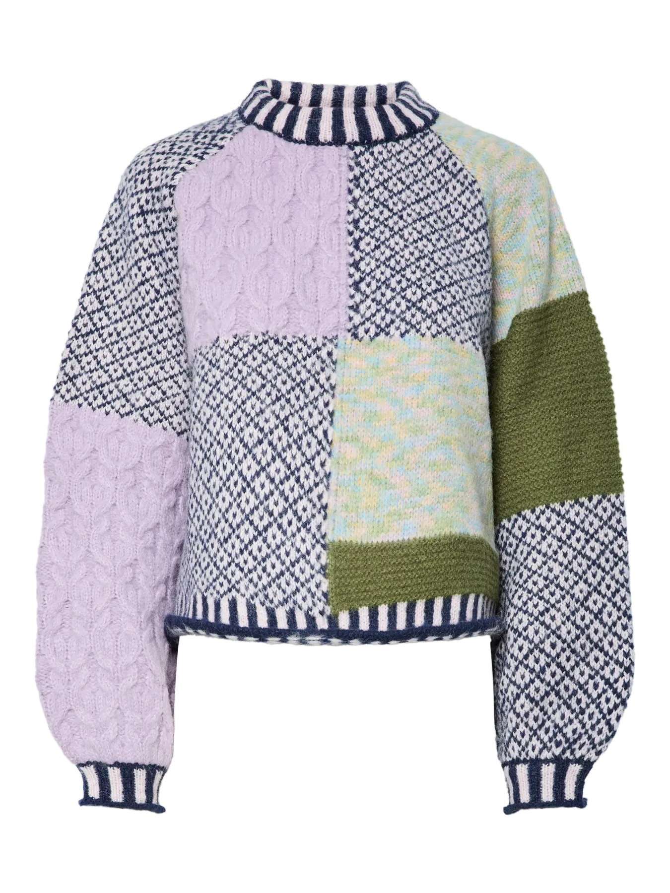 PcRemix Knit Purple/Green