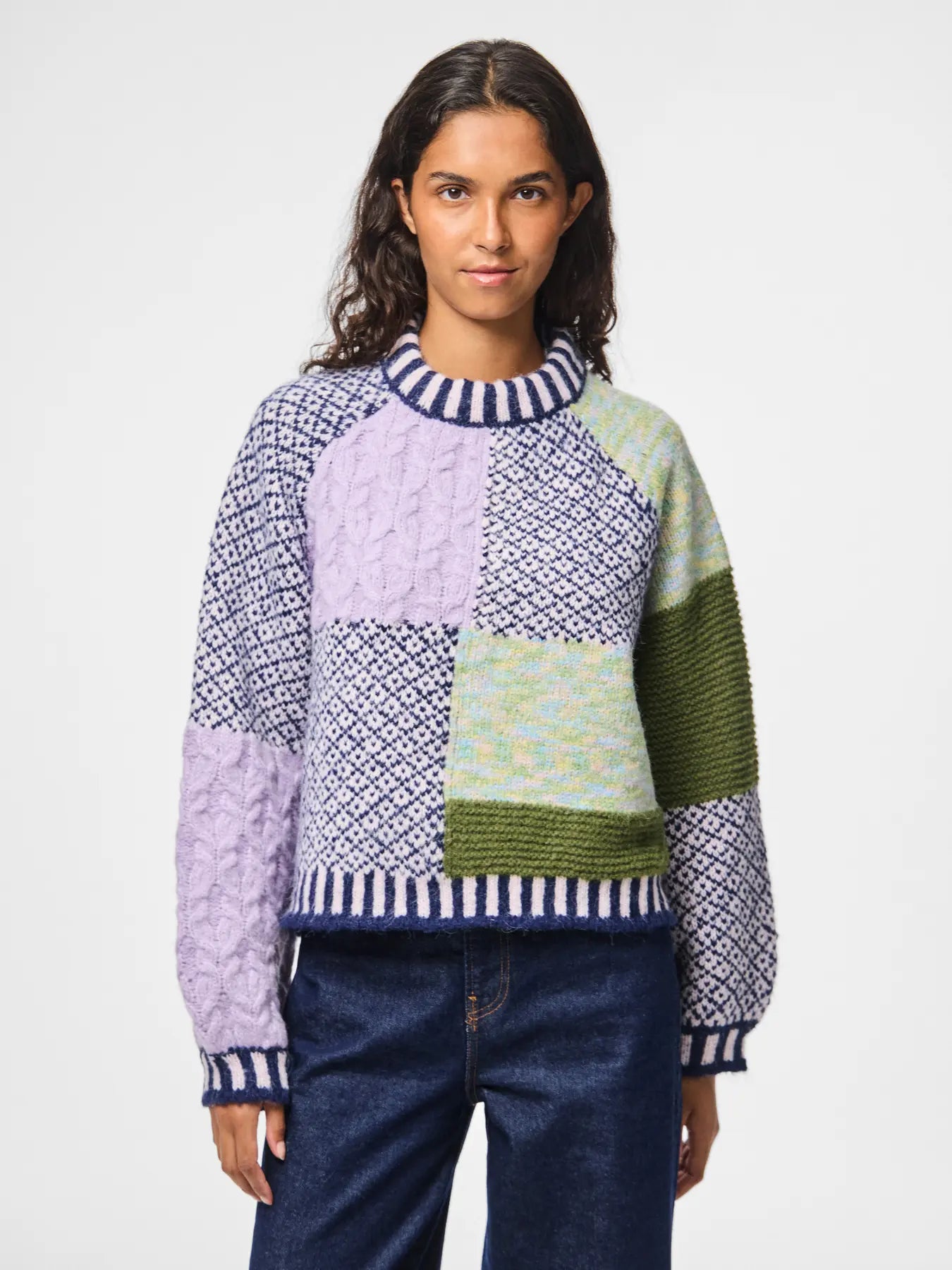 PcRemix Knit Purple/Green