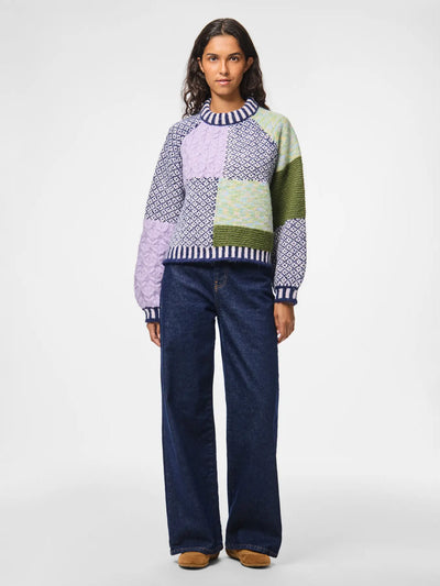 PcRemix Knit Purple/Green