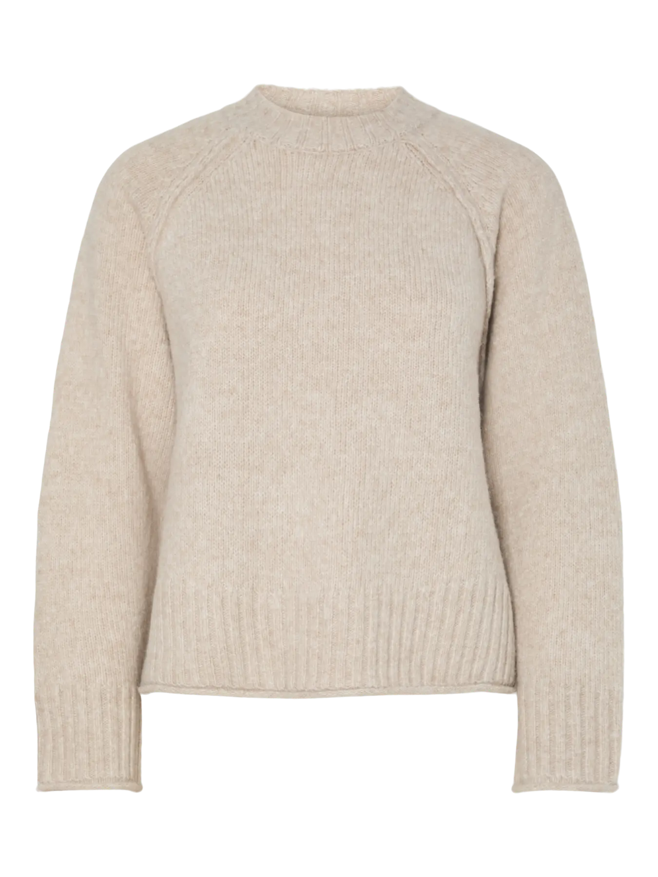 PcJimma High Neck Knit Silver Lining