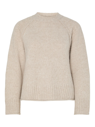 PcJimma High Neck Knit Silver Lining
