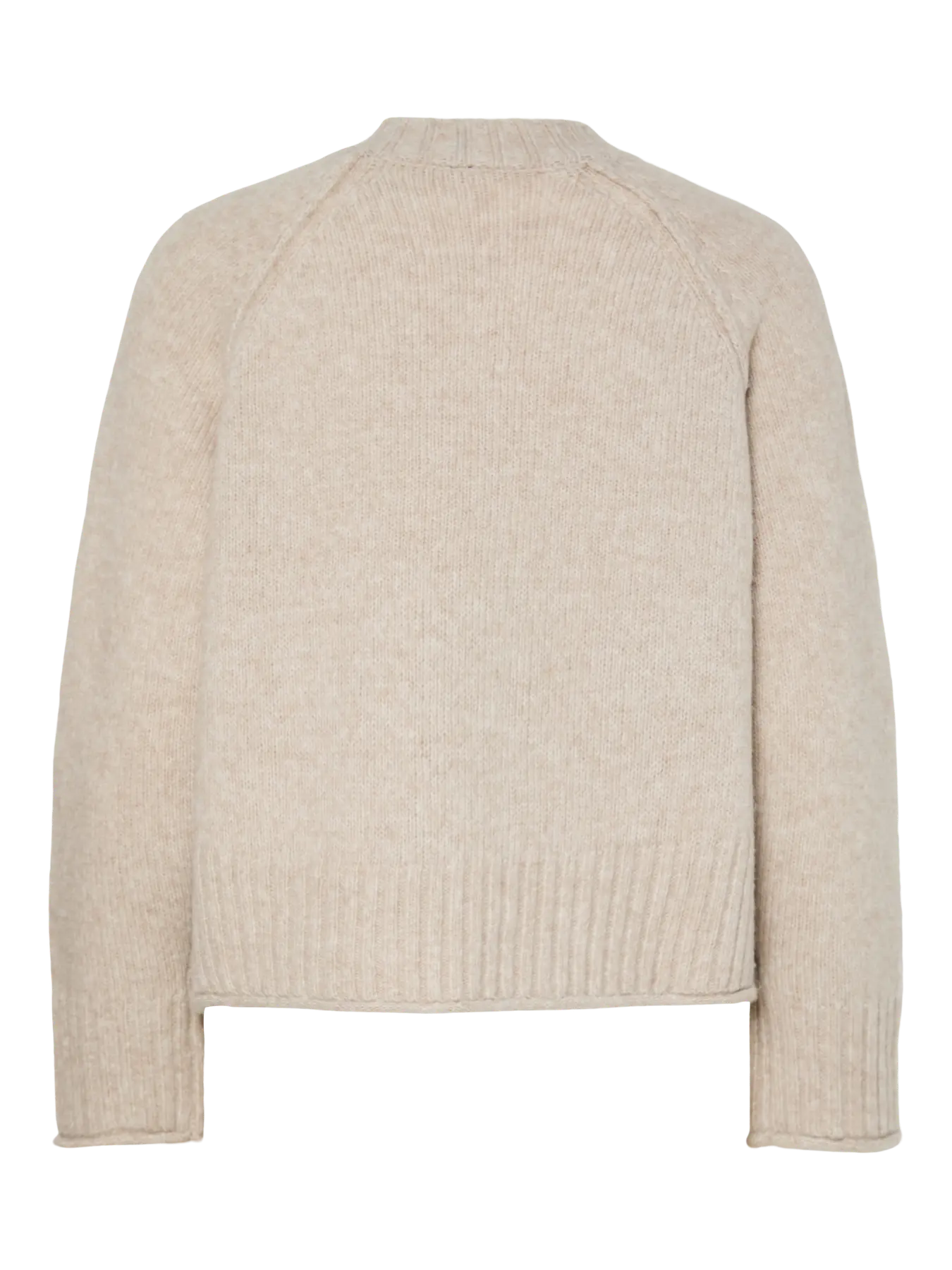 PcJimma High Neck Knit Silver Lining