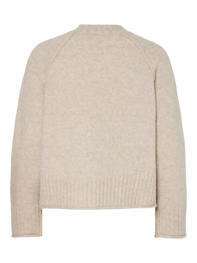 PcJimma High Neck Knit Silver Lining