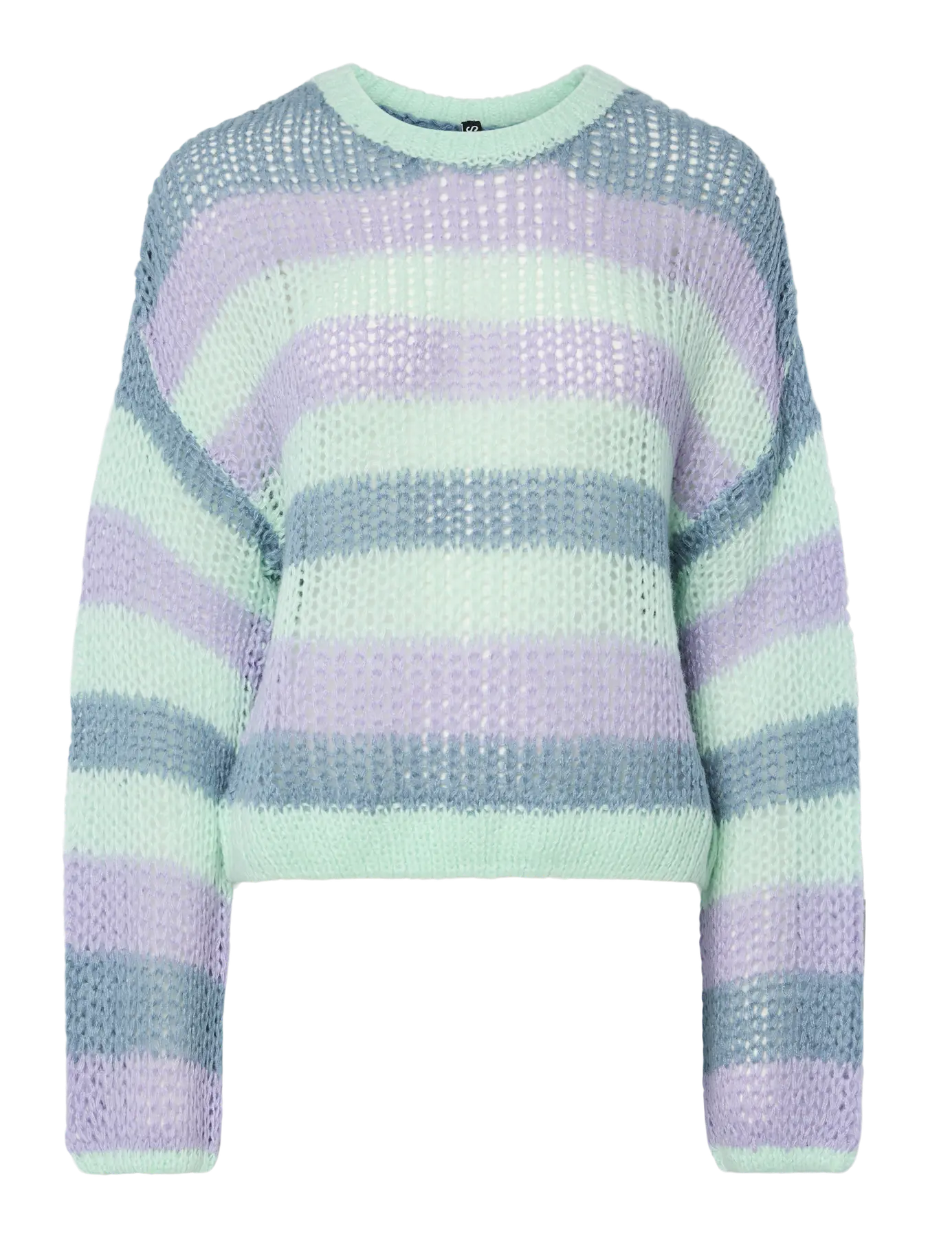 PcHilje Knit Blue Multi Stripes