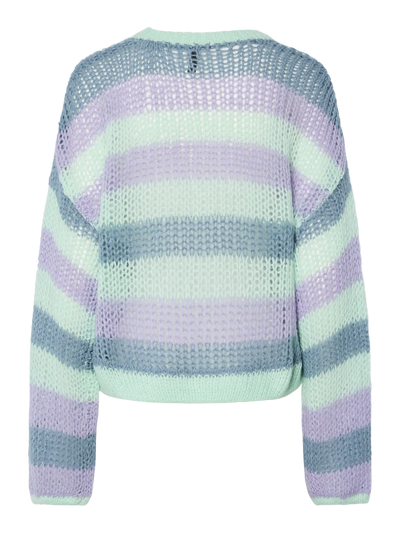 PcHilje Knit Blue Multi Stripes